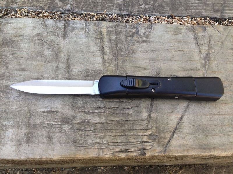 double edge OTF Automatic Knife - bladesjournal