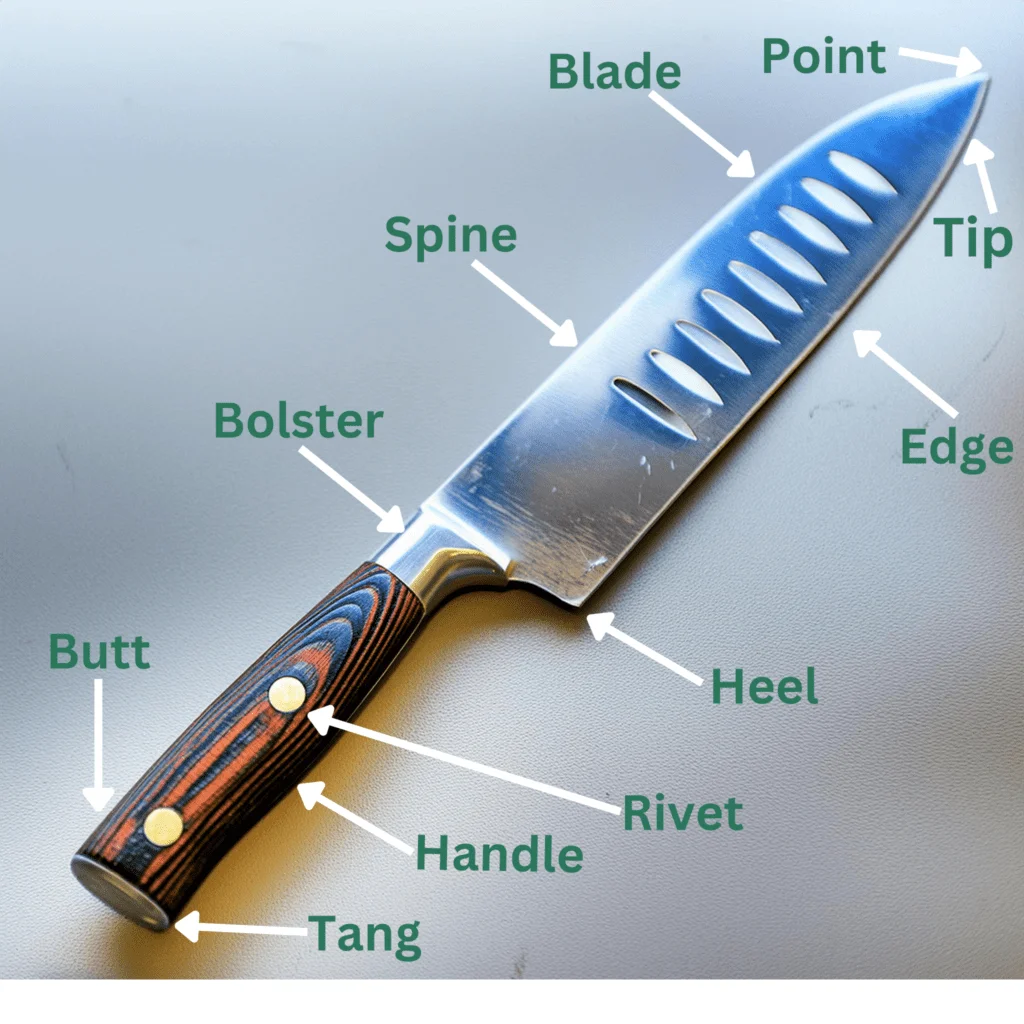 chefs knife anatomy - bladesjournal