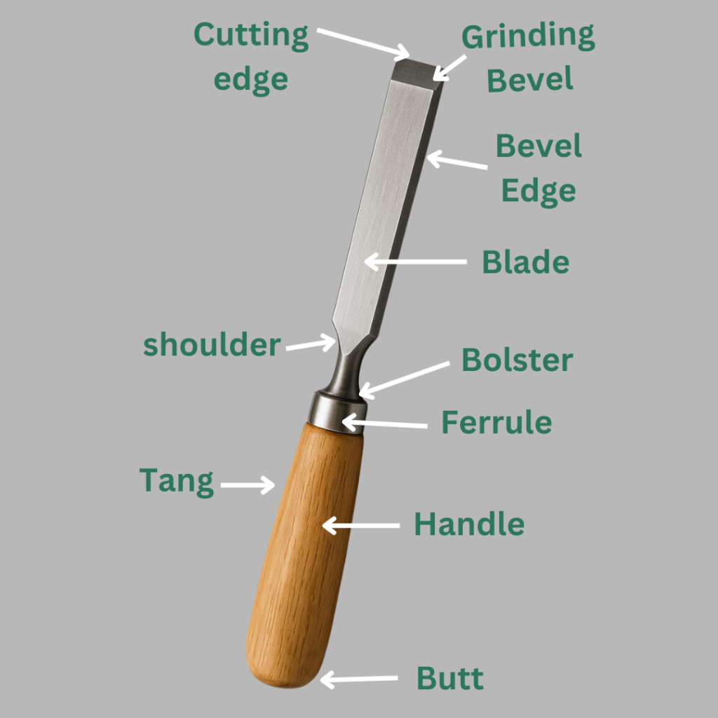 Anatomy of a woodworking Chisel Anatomy of a Chisel