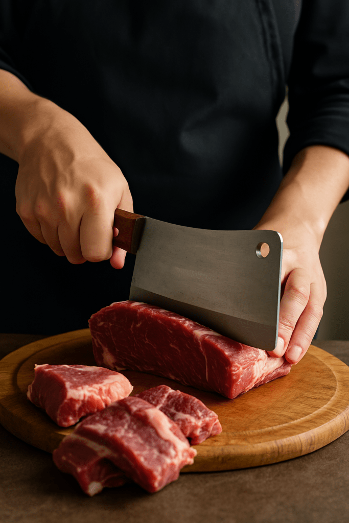 a Cleaver Knife use for cutting the meat What is a cleaver knife used for