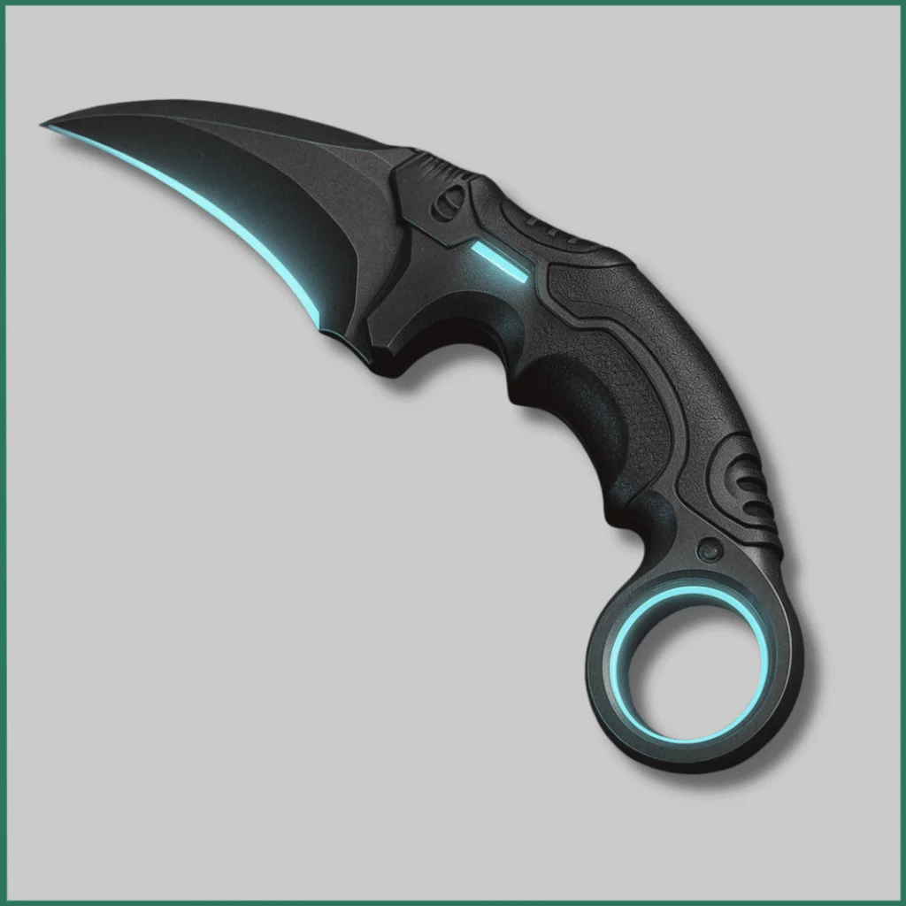 Karambit Knife with Glowing light karambit knife with glowing light